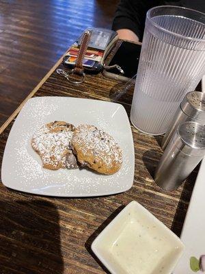 3 Piece Homemade Chocolate Chip Cookies ( sorry cookie didn't make it in the picture)