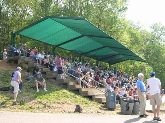 X-10 Cantilever shade awning