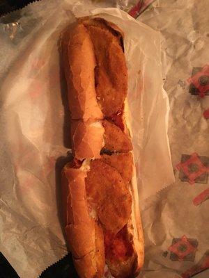 The chicken parm grinder. You tell me.