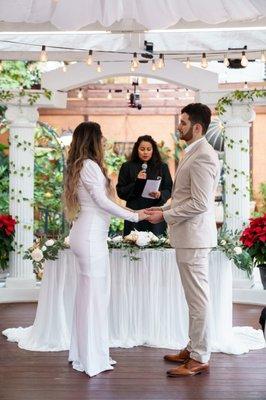 Garden ceremony