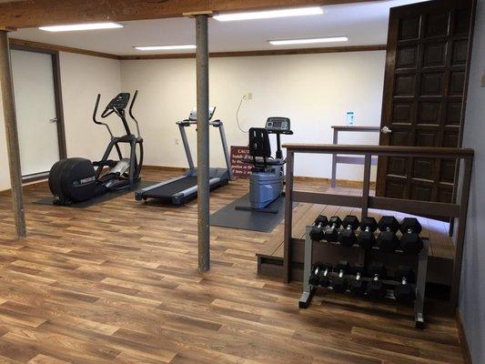 Gym facilities available on property