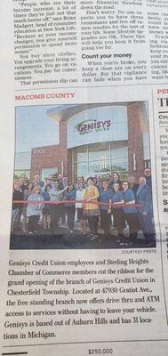 New location has opened!  Photo from the Macomb Daily newspaper