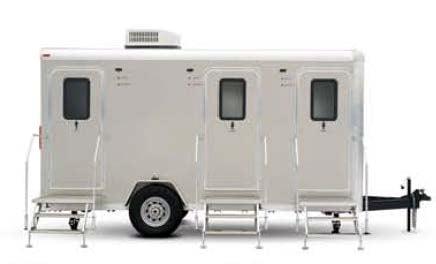 Three stall units with the comforts of home.