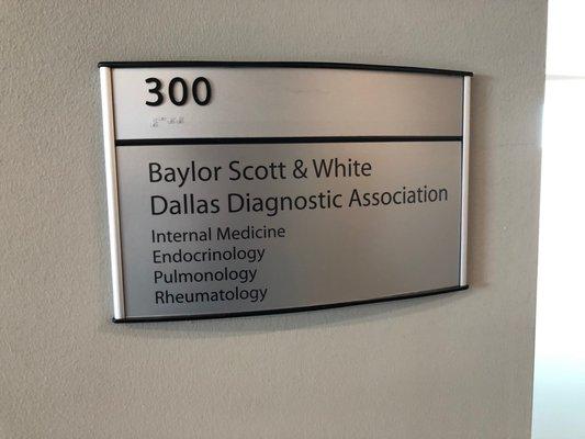 Baylor Scott & White Dallas Diagnostic Association.  Dr. Gary Hoss, the best Internal Medicine Doctor in this part of Texas. New office.