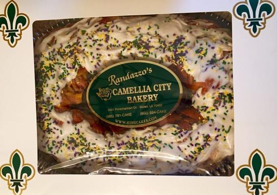 Traditional King cake to start off the New Year!