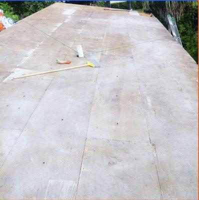 Roof Demo: Deck repair