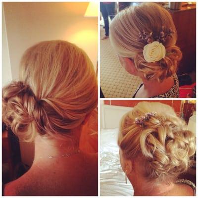 Beautiful wedding updos