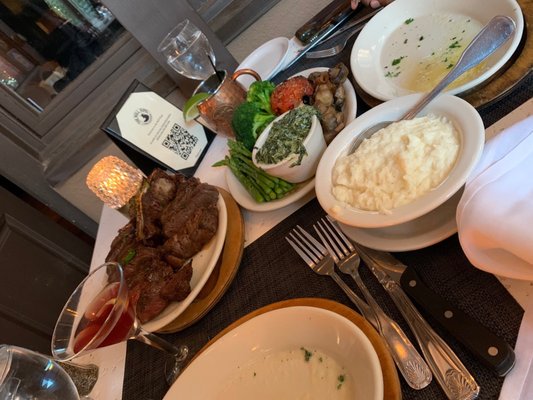 Porterhouse For Two and sides