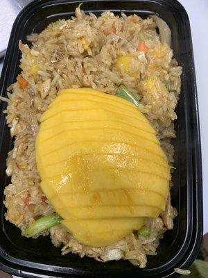 Mangoes fried rice