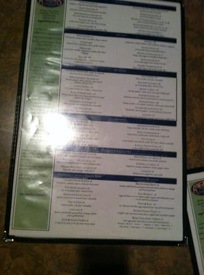 Menu. 12-9-12