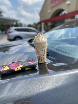 Shortbread Frozen Cappuccino with an extra shot of Espresso