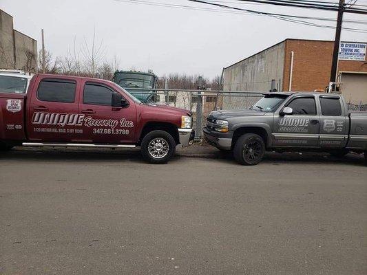 Roadside service trucks