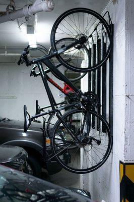 Bicycle parking too.