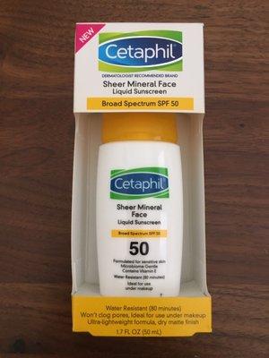 Cetaphil Sheer Mineral Face Liquid Sunscreen