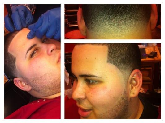 This work was done by LamarTheBarber , when you go in ask for Lamar.