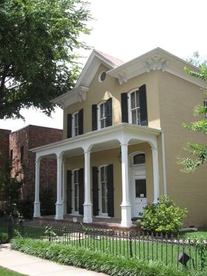 The adaptive reuse of an historic home for offices.