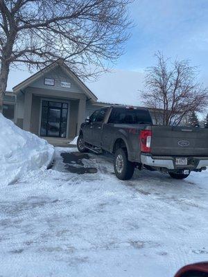 Their parking on a weekend.  Proof that they know how to use their own parking lot.