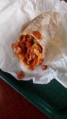 Ricardo's carne adovada burrito: top drawer.