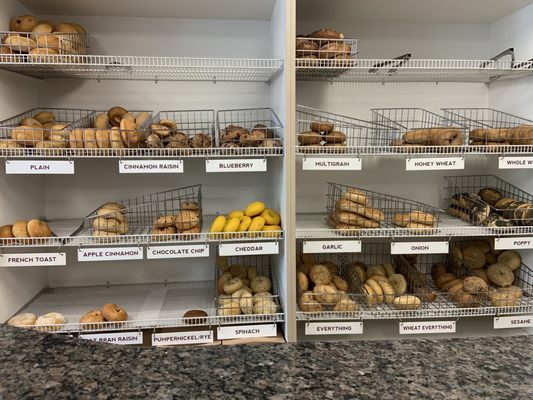 Bagel selection