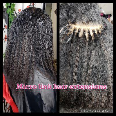 Micro link hair extensions (I tips