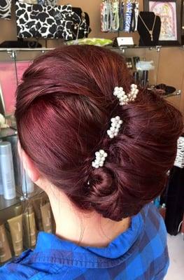 Tis the season for updo's,. Don't forget about making your prom appointments early!