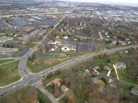 Aerial view.