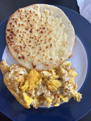 Colombian breakfast platter plain