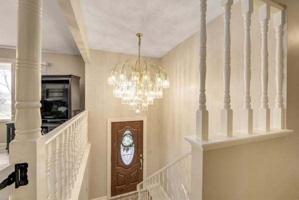 Beautiful foyer entrance.