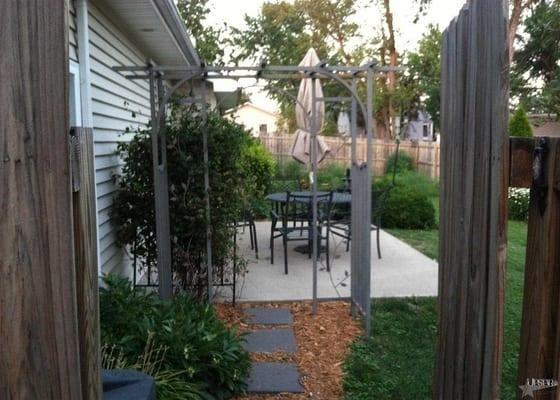 Our patio area is great for relaxing before and after your class.