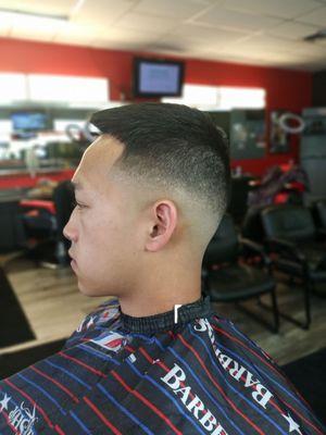 Clean Bald fade