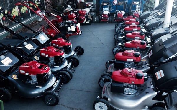 We have big selecting of honda mower always in stoke.