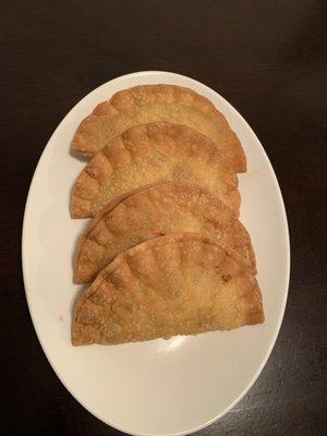 Beef and Chicken Empanadas! Flaky, hot deliciousness!