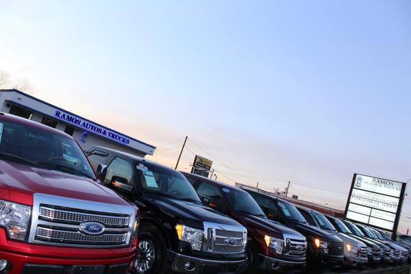 Ford F-150 Line-up.