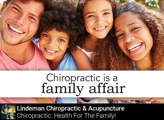 Chiropractic is safe, gentle and effective for the whole family!