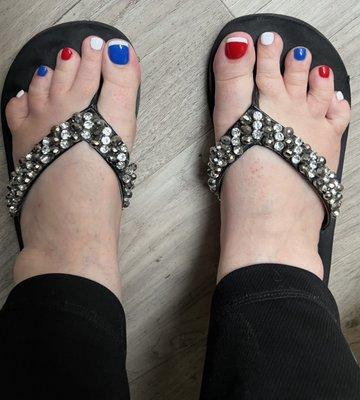 Independence Day toes