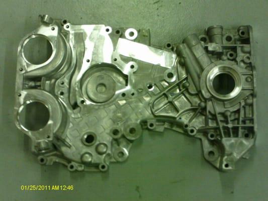 Casting that have porosity or minor casting defects can be repaired using Diahtol or PM Aluminum