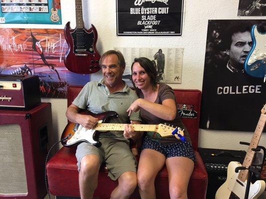 Owner Hugh is a real musician and is highly knowledgeable about guitars and amps