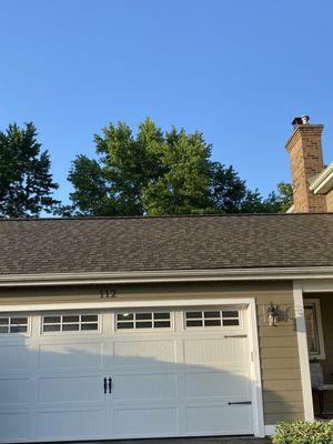 Garage roof.