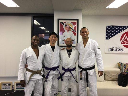 In Japan with Ryron Gracie at Gracie Osaka Certified Training Center.