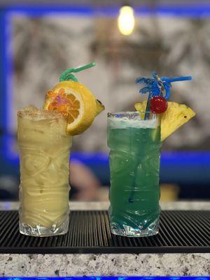 Tiki mocktails