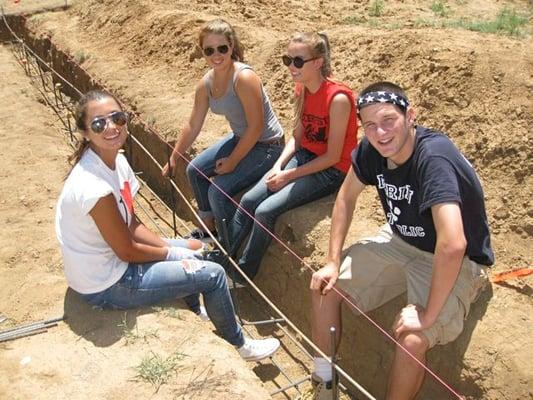 Taos mission trip to build a Habitat for Humanity home.