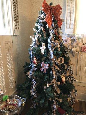 A Victorian Christmas year round with handmade and old-tyme ornaments