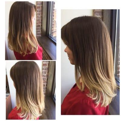 Balayage ombré by salon owner, Brooks