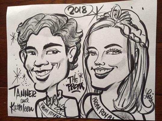 Prom caricature