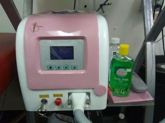 Laser tattoo removal machine.