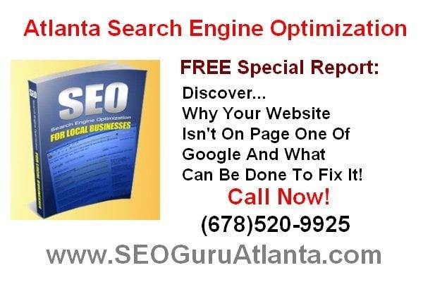 FREE Special Report at SEOGuruAtlanta.com