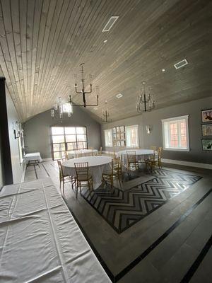 Smaller banquet room upstairs