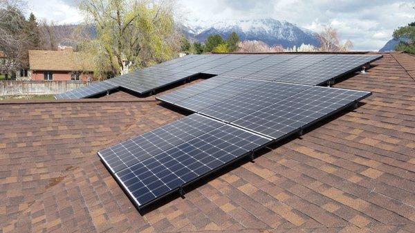 SMA solar inverter paired with Canadian Solar panels on a home in Orem Utah