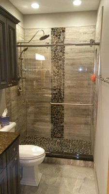 custom shower