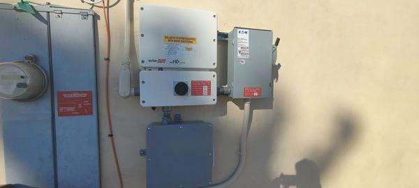 Disconnect, inverter and specialty comms box